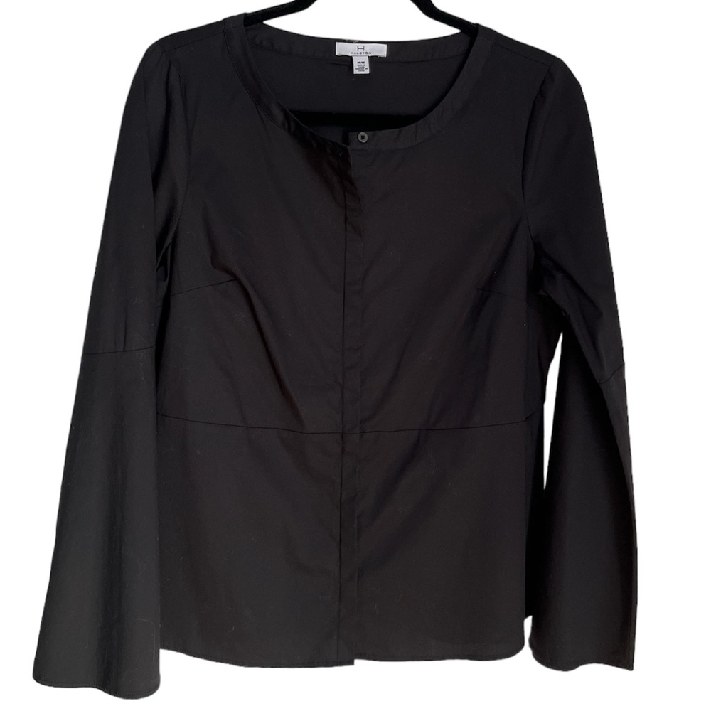 ROUND NECK BUTTON DOWN BY HALSTON